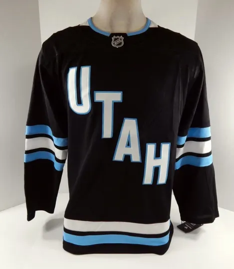 Discover 2024 Men Utta.h Hockey Mammoth Black Jersey