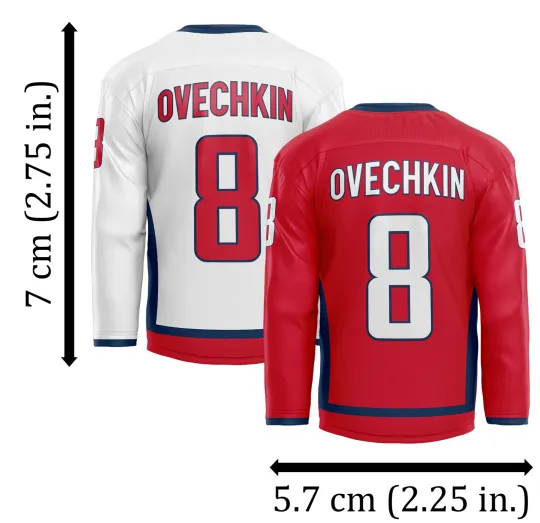 Alex Ovechkin Hockey Jersey Size XS-5XL Fanmade