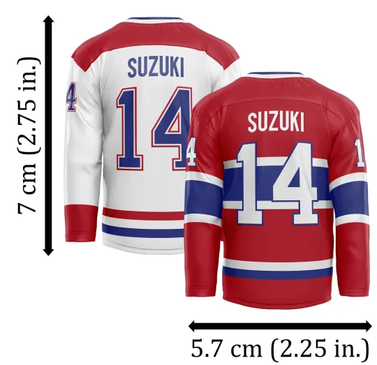 Discover Nick Suzuki Hockey Jersey Size XS-5XL Fanmade