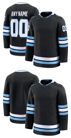 Discover Custom Men's Black Home Player All Stitched Jersey Sz S-6XL