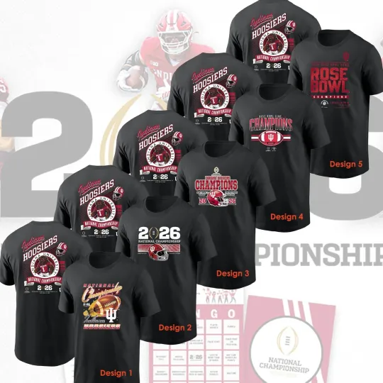 Indiana Hoosiers College Football Playoff 2026 National Championship Gifts