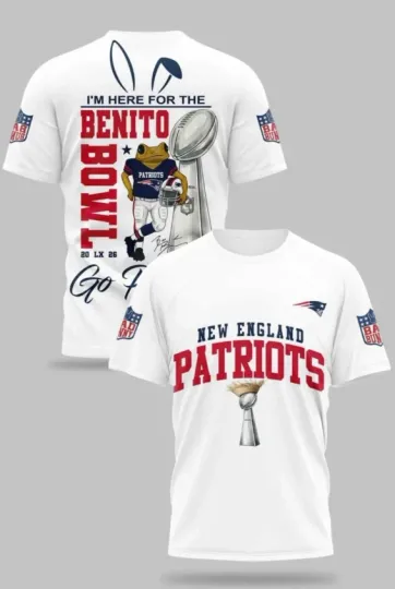 Discover HOT NEW ITEM! New England Patriots Benito Bowl 2026 Super Bowl Cup Shirt