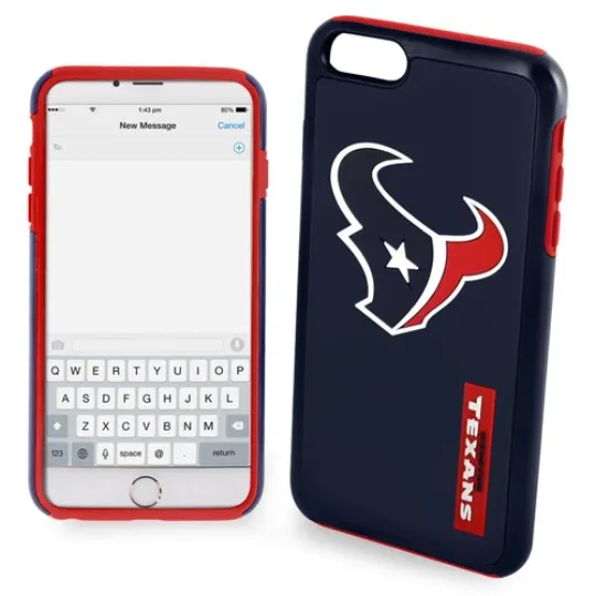 football Houston Texans Dual Hybrid Case for iPhone 6 Plus & 6s Plus (5.5")