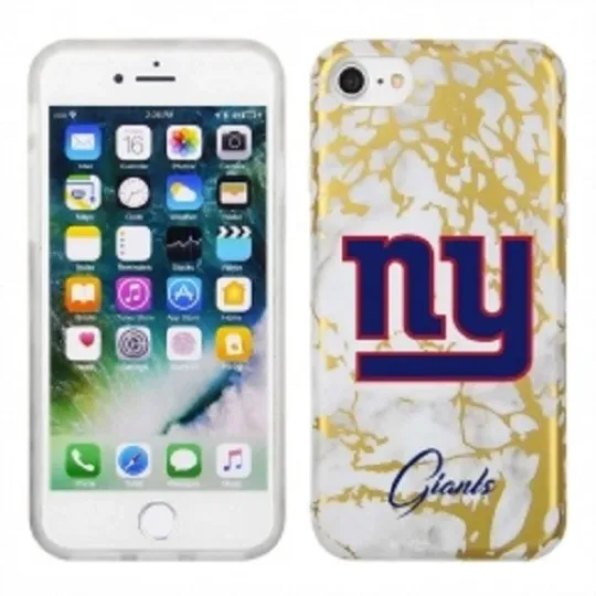 Discover football New York Giants White Marble for iPhone SE (2020), (22) 8, 7, 6 & 6S
