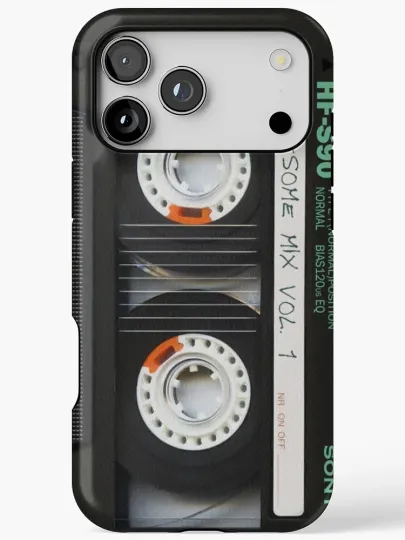 NEW! Cassette Tape Classic Mix 1 iPhone Samsung Tough Case Made In USA