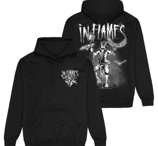 Discover In Flames Album 2 Sides Black Unisex Hoodie