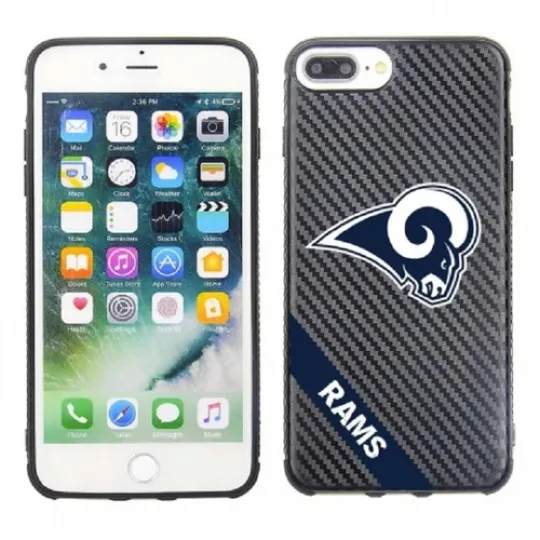 Discover football Los Angeles Rams Carbon Case for iPhone 8 +, 7 +, 6 + & 6S +(5.5")