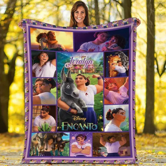 Discover Encanto Blanket Luisa Madrigal Blanket, Madrigal Family Blanket