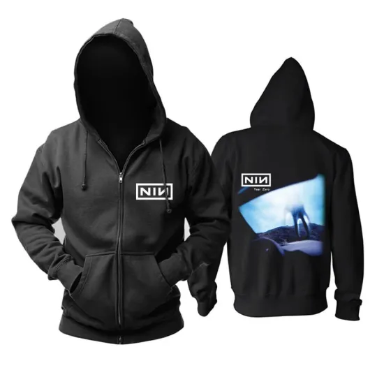 Nine Inch Nails Zip Up Hoodie