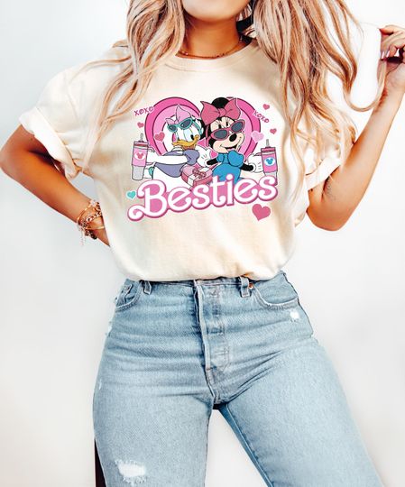 Disney Minnie and Daisy Besties Shirt, Disney Best Friends T-Shirt, Disneyland Vacation Shirt