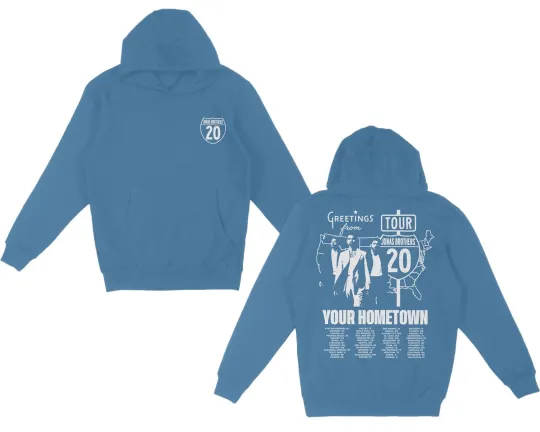 Jonas Brothers Greeting From Your Hometown Tour Hoodie