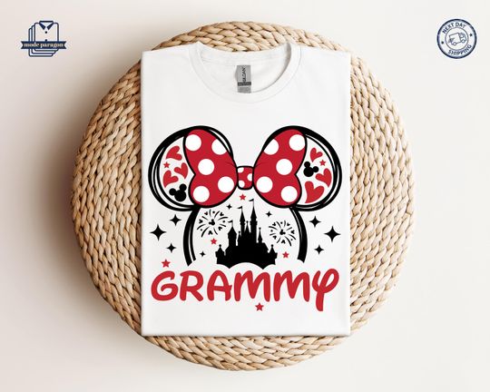Discover Disney Grammy Minnie Mouse Shirt, Disneyworld Tee, Birthday Gift For Grammy