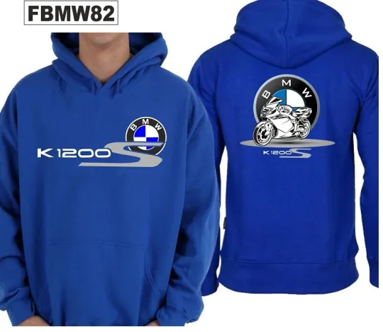 Discover Black Double Sided Hoodie Sweatshirt K1200 S Blue