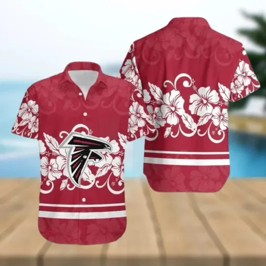 Atlanta Falcons Hibiscus Classic Hawaiian, Gift For Fans, Gift For Friends
