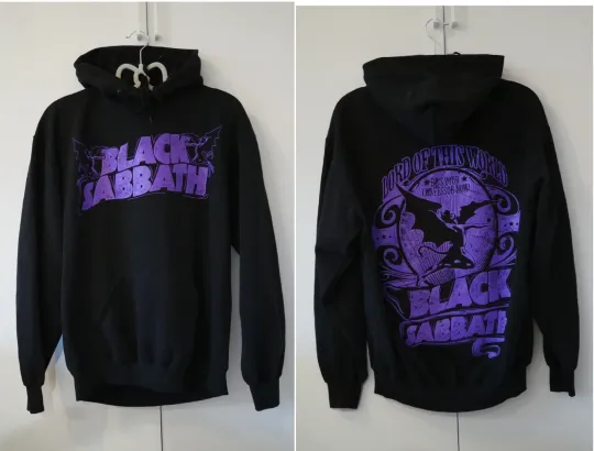 2014 Black Sabbath Double Sided Hoodie