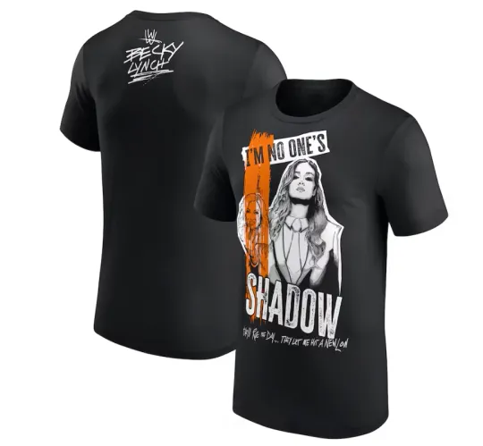 Discover Black Becky Lynch Shadow Double Sided T-Shirt