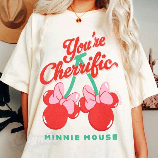 Discover You're Cherrific Minnie Mouse Comfort T-Shirt,Trending Unisex Tee