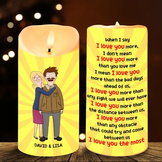 Discover Personalized Gifts For Couple LED Candle