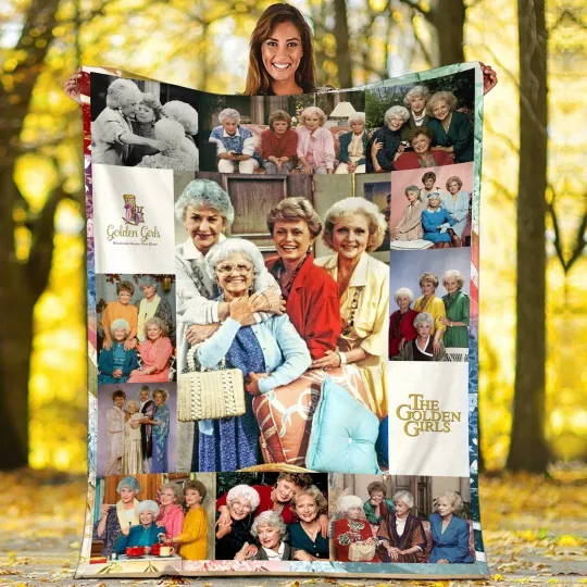 Discover The Golden Girl Blanket, The Stay Golden Blanket, Stay Golden Gifts For Friends