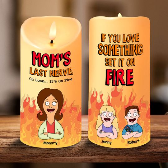 Personalized Gifts For Mom LED Candle