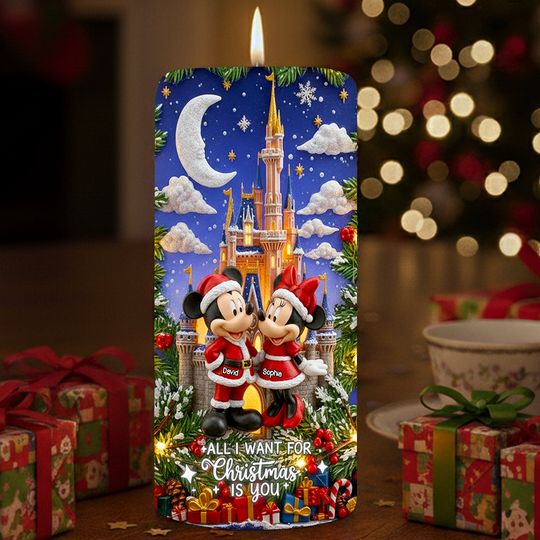 Discover Romantic Couple Festive Season LED Candle, Personalized Christmas Gifts For Couple