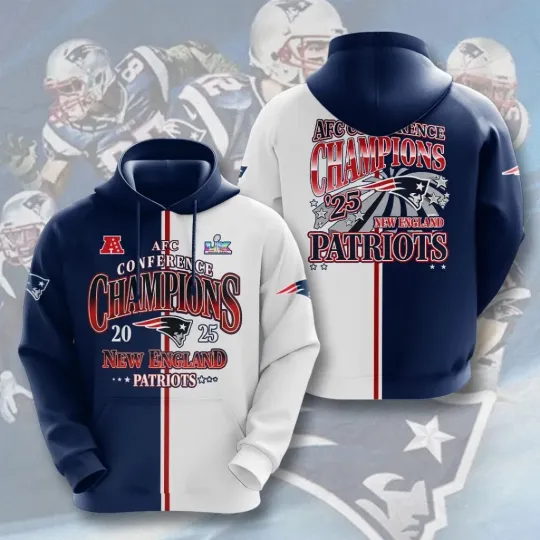 Discover Patriots Champions 2026 3D Hoodie