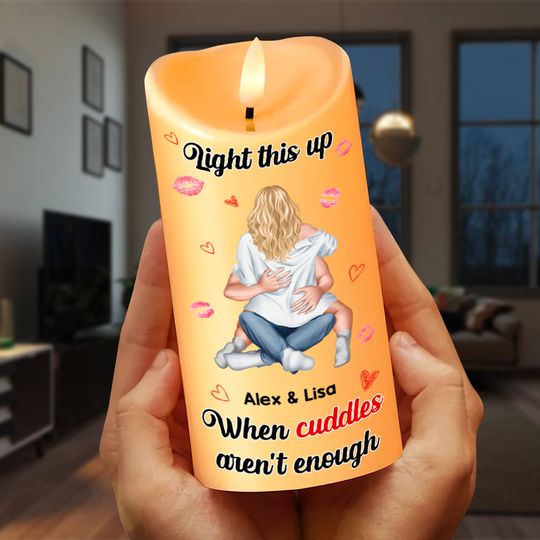 Personalized Gifts For Couple LED Candle Funny Couple