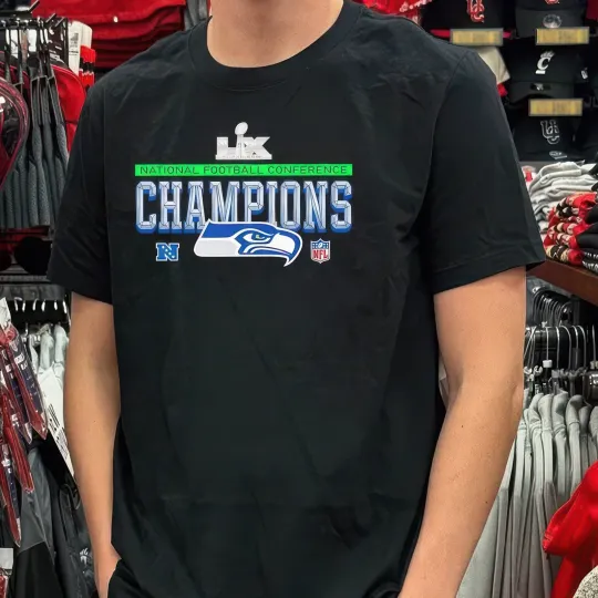 Discover Seattle Seahawks 2025 Champions Gildan Cotton Unisex T-Shirt For Fan
