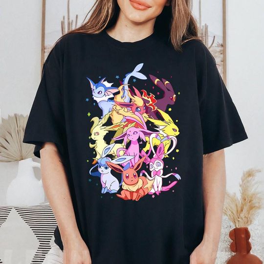 Discover Evolution T-shirt Cute Anime Gamer Print Shirt