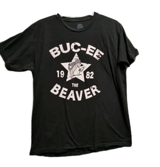 Discover Buc-ee's Est 1982 The Beaver T-Shirt Men/Women Large Cotton Short Sleeve