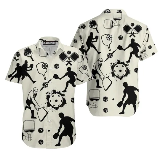 Discover Pickleball Icon Hawaiian Shirt Perfect Outfit For Men And Women On Summer Tropic