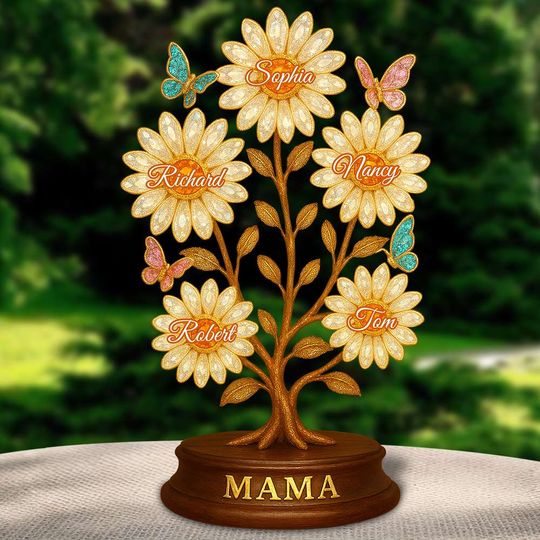 Discover Flower Mama Acrylic Plaque Gifts For Mom