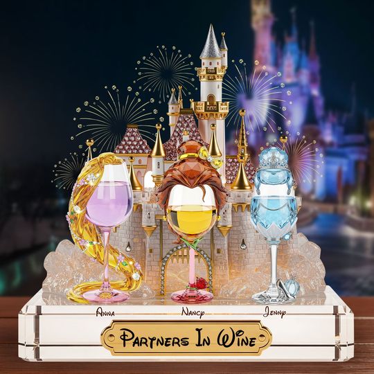 Discover Drink Princess Besties Plaque - Personalized Gifts For Besties