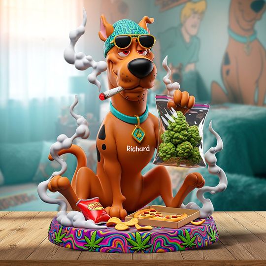 Discover Stoner Pup Snack Acrylic Plaque - Personalized Gifts For Stoner