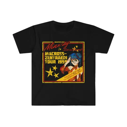 Minmay on Tour T-Shirt - Robotech Macross Vintage Rick Hunter Zentradi