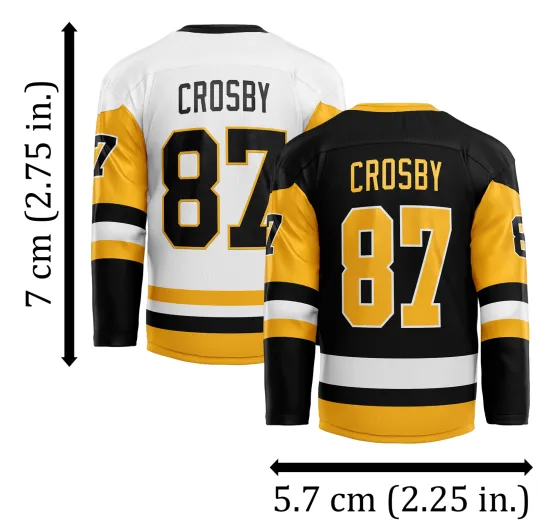 Discover Pittsburgh Hockey Jersey Size XS-5XL Fanmade