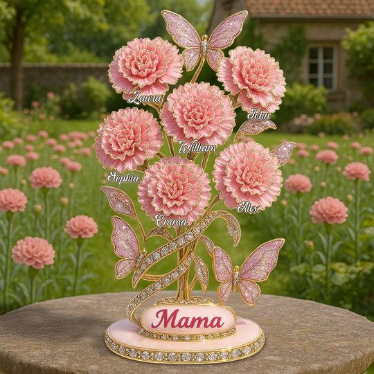 Discover Personalized Gifts For Mom Plaque 01tgdt150425 Carnation