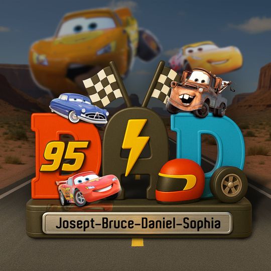 Discover Racing Dad Plaque - Personalized Gifts For Father