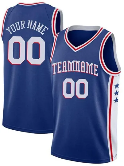 Discover Adult Men's Custom Basketball Jersey with Team Name and Number
