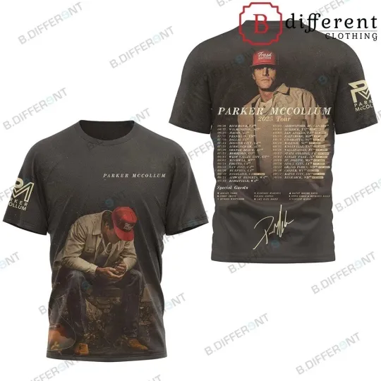 Discover P McCollum 2025 Tour Signature 3D T-Shirt