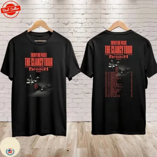 Discover Pilotss The Clancy Tour 2025 Concert Fan T-Shirt