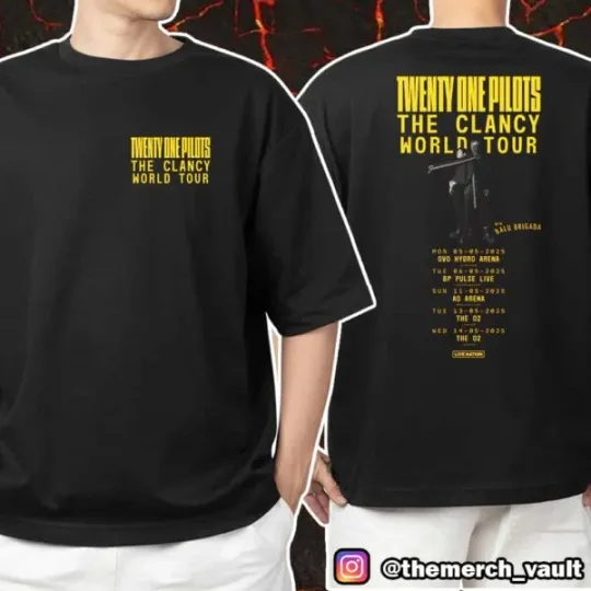 Discover The Clancy World Tour 2025 Unisex Double Sided T-Shirt