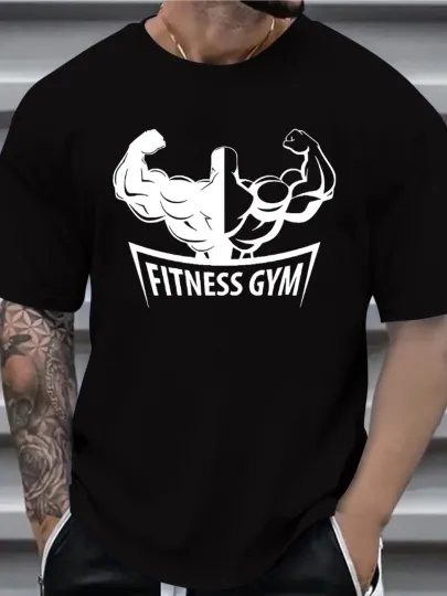 Discover Men'S T-Shirt with a Trendy Casual Print