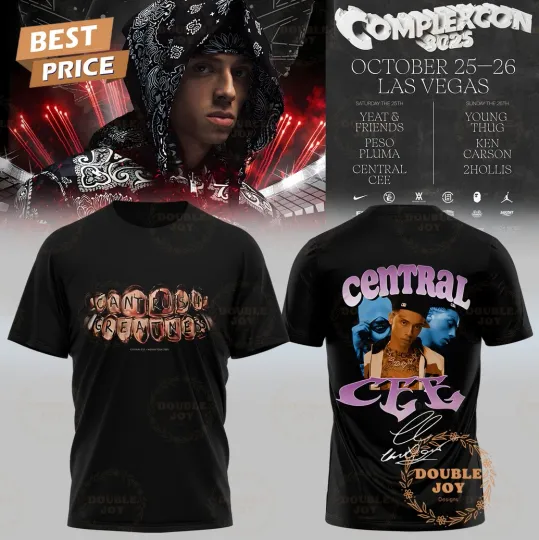 Discover Central Cee CAN’T RUSH GREATNESS World Tour 2025 3D T-Shirt