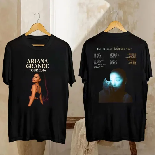 2026 Ariana the Eternal Sunshine Tour Double Sided T-Shirt