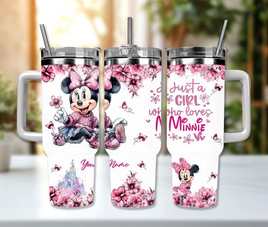 Discover Personalized Just A Girl Who Loves Cartoon 40oz Wrap, Cartoon Movies 40oz Wrap