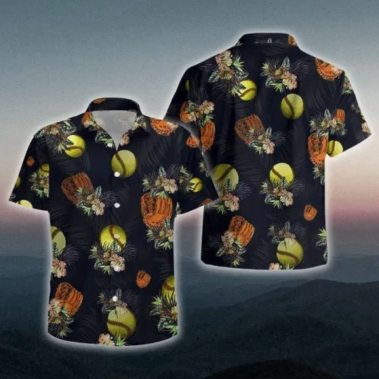 Discover Softball Tropical Hawaiian Shirt