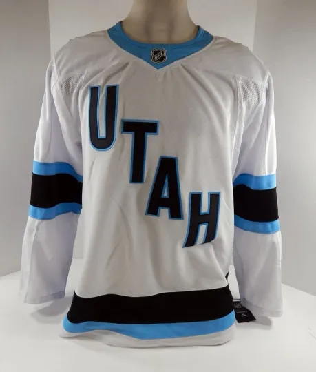 Discover 2024 Mens U.tah Hockey Mammoth White Jersey