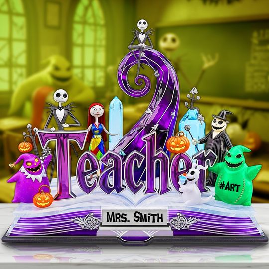 Discover Horror Teacher Plaque - Personalized Gifts For Teacher