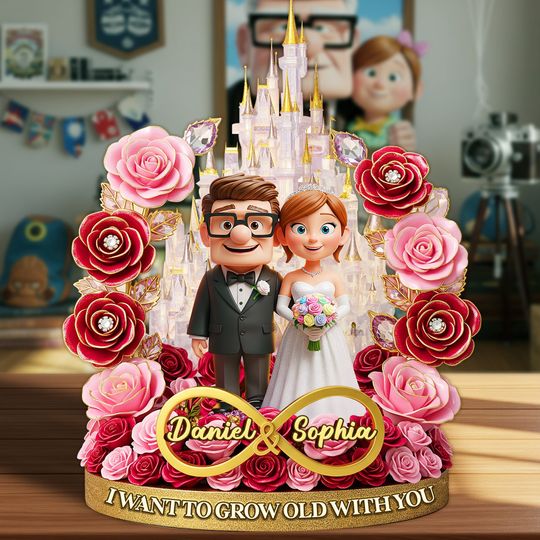 Discover Forever Together Acrylic Plaque - Personalized Gifts For Couples